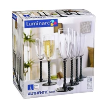 Келих Набір келихів Luminarc Authentic Noir H5659 (6 пр.) (170 мл): undefined undefined
