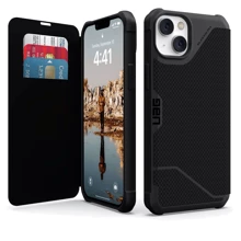 Чохол для iPhone Urban Armor Gear UAG Metropolis Kevlar Black (114045113940) для iPhone 14 Plus: Колір черный