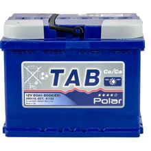 TAB 6СТ-60 Аз (TPB60-1) Polar Blue: Ёмкость, Ач 60