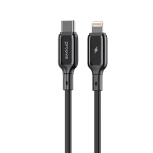 Кабель Proove Cable USB-C для Lightning Flex Metal 27W 1m Black (CCFM27002101): Тип USB-C - Lightning