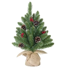 Сосна искусственная Black Box Creston Frosted зеленая с шишками и ягодами, 0.60м: Производитель Black Box