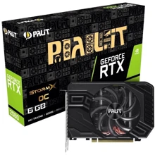 Відеокарта Palit GeForce RTX 2060 StormX OC 6 GB (NE62060S18J9-161F): Обсяг пам'яті, Гб 6