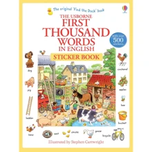 First Thousand Words in English Sticker Book / Первая 1000 слов на английском за наклейками: Производитель Usborne