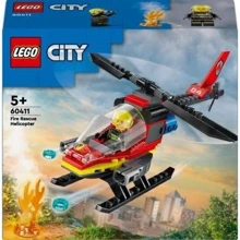 Конструктор LEGO City Пожарный спасательный вертолет 85 деталей (60411): Серия City