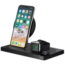 Зарядний пристрій Belkin Wireless Charger Base Station Black (F8J234VFBLK-APL) for Apple iPhone and Apple Watch: Особливості Для Apple Watch