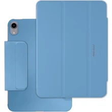 Аксесуар для iPad Macally Protective Case and Stand with Apple Pencil Blue (BSTANDM6-BL) для iPad mini 6 2021: Колір голубой