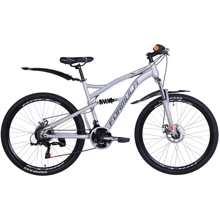 Велосипед Formula X-ROVER 2021 M 26 "платиновий (OPS-FR-26-483): Матеріал рами сталь