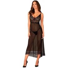 Прозрачная сорочка Obsessive Estiqua black XL/2XL: Для кого Для женщин