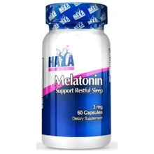 Haya Labs Melatonin 3 мг Мелатонин 60 капсул: Форма выпуска Капсулы