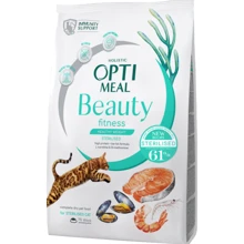 Сухой корм Optimeal Beauty Fitness для стерилизованных и кастрированных котов 1.5 кг (B1802601): Тип Сухой корм