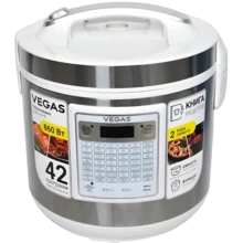 Мультиварка VEGAS VMC-7007W: Мощность 860