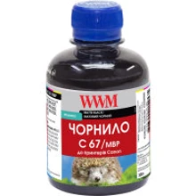 Чернила WWM Canon IPF-107 200г Matte Black Pigmented IPF-107MBk (C67/MBP): Цвет Black