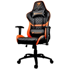 Кресло Cougar черное с оранжевым Armor One: undefined undefined