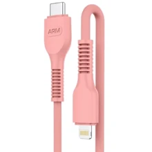 Кабель ArmorStandart Cable USB-C to Lightning 3A 1m Peach (ARM65289): Тип USB-C - Lightning