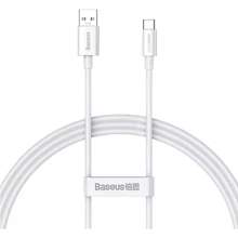 Кабель Baseus USB Cable to USB-C Superior Series Fast Charging Data 100W 1.5m White (P10320102214-02): Тип USB Cable - USB-C