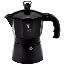 Гейзерная кофеварка Berlinger Haus Carbon Pro на 3 чашки (7214-BH): Цвет серый