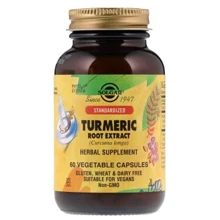 Solgar Turmeric Root Extract 60 Veg Caps Екстракт куркуми корінь: Тип Куркума (Куркумін)