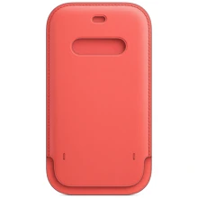 Чехол для iPhone Apple Leather Sleeve Case Pink Citrus (MHYF3) for iPhone 12 Pro Max: Цвет розовый