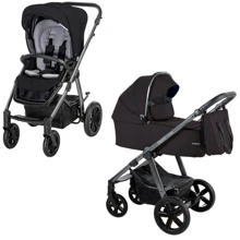 Універсальна коляска 2 в 1 Espiro Husky XL 2022 (210 Black): Тип коляски Универсальная коляска (2-в-1)