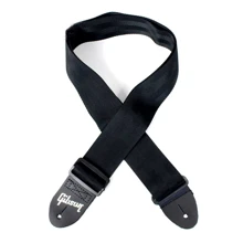 Ремень для гитары Gibson ASGSB-10 Regular Style 2 Safety Strap Jet Black: Производитель Gibson