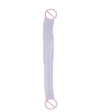 Двухсторонний фаллоимитатор CHISA 17.8 Inch Dildo Clear: Назначение Вагинальные