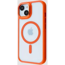 Чохол для iPhone Proove Clear Essence Case with Magnetic Ring Orange for iPhone 15: Колір оранжевый