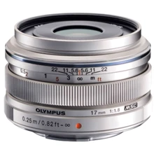 Об'єктив для фотоапарата Olympus ZUIKO DIGITAL 17mm f/1.8 Silver (V311050SE000): Тип об'єктива Широкоугольный