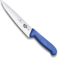 Кухонний ніж Victorinox Fibrox Carving 25см з синьою ручкою (52002.25): Лезо нержавіюча сталь