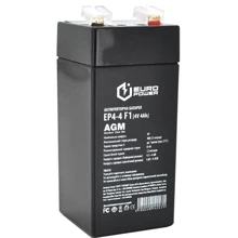Europower EP4-4M1, 4V-4Ah (EP4-4M1): Тип Аккумулятор