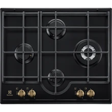 Варочная поверхность газовая Electrolux GPE363RBB: Расположение панели спереди