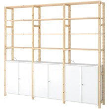 Стеллаж 3 секции ІКЕА IVAR 259х30х226 см (094.039.45): undefined undefined