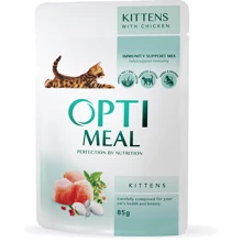 Влажный корм Optimeal Kittens для котят со вкусом курицы 12x85 г (4820083905452): Тип Паучи