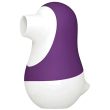 Вакуумний стимулятор з рухомим язичком 2в1 Сатісфакер Pinguino, 9.4 х 6.2 (фіолетовий): Для кого Для жінок