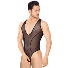 Мужское боди SoftLine - Body 4609, XL (black): Для кого Для мужчин