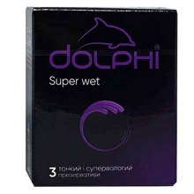Презервативи DOLPHI Super Wet 3 шт: Тип Класичні