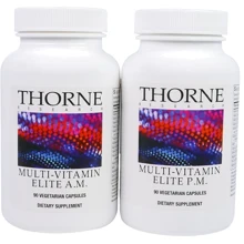 Thorne Research Multi-Vitamin Elite 2 Bottles 90 Vegetarian Capsules Per Bottle Мультівітаміни еліт: Тип мультивітаміни