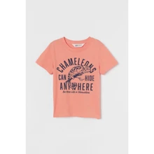 Футболка H & M 211-7490441 134-140 см персикова: Тип футболки