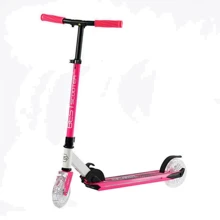 Самокат двухколесный детский со светом Best Scooter розовый (L-00145): Количество колес 2