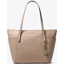 Женская сумка тоут Michael Kors Jet Set Item темно-бежевая (30T8TTTT8L208): Пол Женский