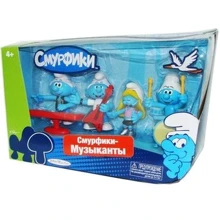 The Smurfs 5.5см Набор фигурок "Музыка" (гитарист;певица; барабщик;клавишник) (61279): Тип Набор игровых фигурок