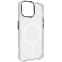 Чехол для iPhone ArmorStandart Unit MagSafe Case Matte Clear Silver for iPhone 11 (ARM74847): Цвет белый