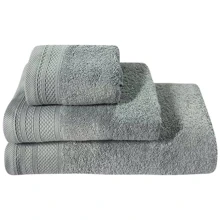 Рушник Soho Line Silver бавовна 100% 50x90 см (6972967): Тип махровое полотенце