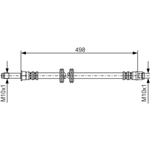 Тормозной шланг Bosch 1987481006: undefined undefined