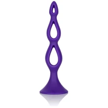 Тройная полая анальная пробка CalExotic Booty Call Silicone Triple Probe, пурпурный: Для кого Унисекс