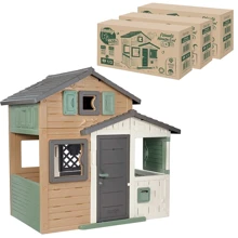 Детский игровой домик Smoby Toys Green Друзья Эво с почтовым ящиком и окнами (810205): Производитель Smoby Toys