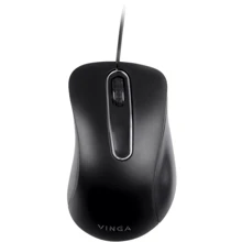 Мышь Vinga MS-796 black: Интерфейс подключения проводная USB