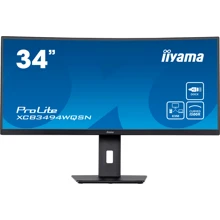 Монітор iiyama XCB3494WQSN-B5: Покриття екрану матовое