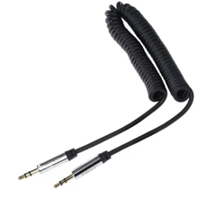 2E аудіо (jack 3.5мм-M / jack 3.5мм-M), Coiled 1.8м, Black 2E-W3539bl: undefined undefined