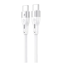 Кабель Proove Cable USB-C to USB-C Soft Silicone 60W 1m White: Тип USB-C - USB-C