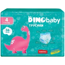 Підгузки-трусики DinoBaby 4 7-14 кг 36 шт (4823098413950): Тип Подгузники-трусики